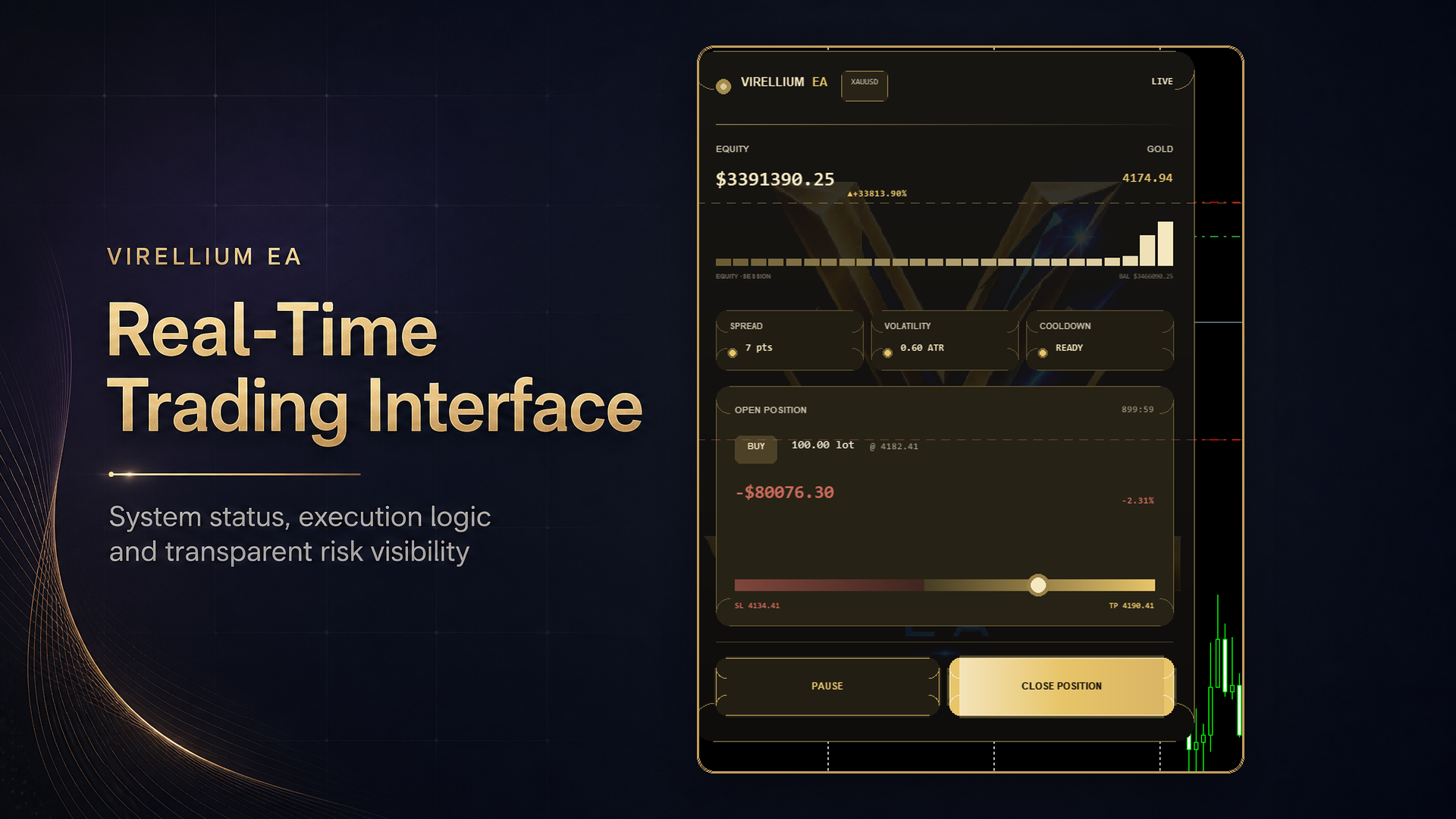 Virellium EA interface visualization